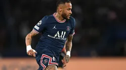 Neymar en acción con PSG.