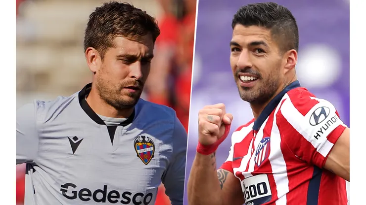 Levante y Atlético Madrid se enfrentan por La Liga (Fotos: Getty).