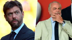 Andrea Agnelli y Aurelio de Laurentiis