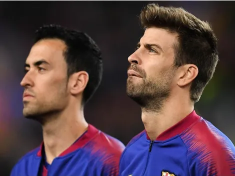 Piqué y Busquets, atacados en redes por el gol de Falcao y la crisis del Barça