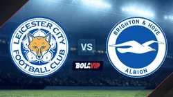 Leicester City vs. Brighton por la Copa de la Liga de Inglaterra.