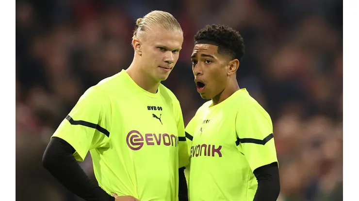 Erling Haaland y Jude Bellingham.