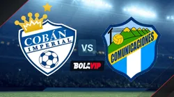 Cobán Imperial vs. Comunicaciones por la Liga Nacional de Guatemala.