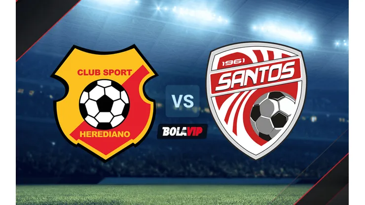 Herediano vs. Santos Guápiles por la Liga Promerica de Costa Rica.
