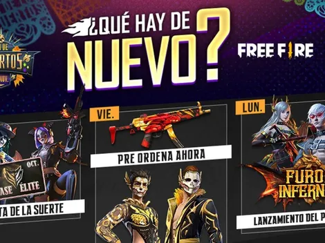 Free Fire lanza su agenda semanal: nuevo Pase Elite, evento de Halloween y más