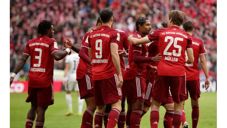 Jugadores del Bayern Munich.
