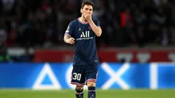 Lionel Messi en un encuentro con PSG.