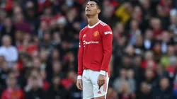 Cristiano Ronaldo en un encuentro con Manchester United.