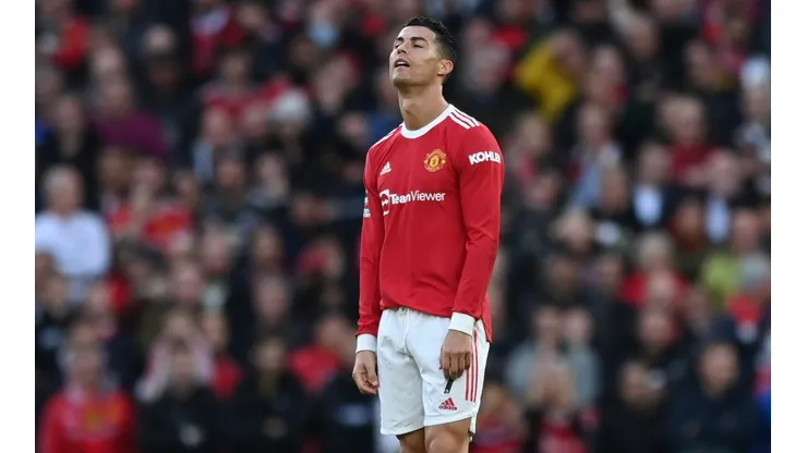 Cristiano Ronaldo en un encuentro con Manchester United.