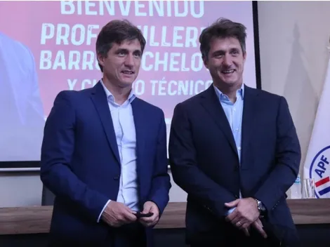 Así fue presentado Guillermo Barros Schelotto en Paraguay