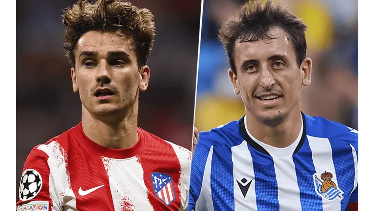 Atlético Madrid vs. Real Sociedad por La Liga de España (Foto: Getty Images).