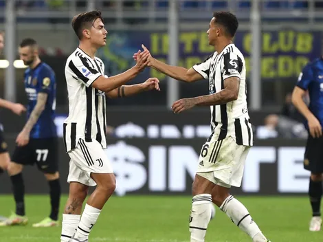 Juventus igualó el derbi contra Inter sobre el final