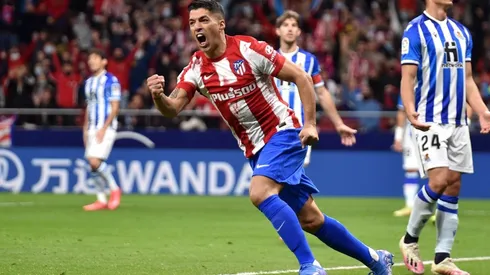 Luis Suárez apareció con un doblete para Atlético de Madrid.