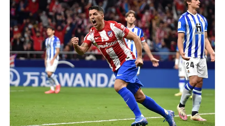 Luis Suárez apareció con un doblete para Atlético de Madrid.