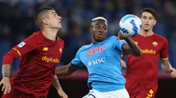 Gianluca Mancini y Victor Osimhen.