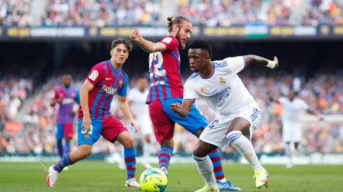 Vinícius Júnior ante Mingueza.