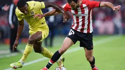 Villarreal y Bilbao en acción de juego.