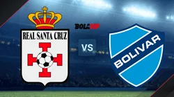 Real Santa Cruz vs. Bolívar por la Copa Tigo de Bolivia.