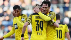 Borussia Dortmund ganó, pese a no contar con Erling Haaland.