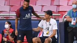 tuchel y Neymar en PSG.