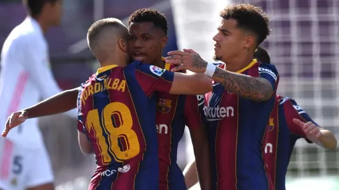 Gol de Ansu Fati en el último Clásico en el Camp Nou.