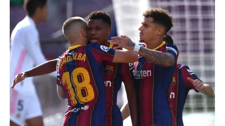 Gol de Ansu Fati en el último Clásico en el Camp Nou.