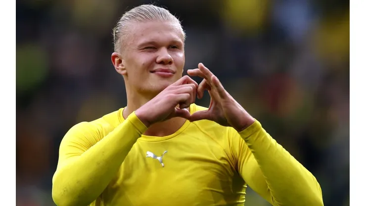 Erling Haaland, delantero del Borussia Dortmund.