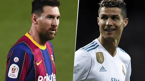 Lionel Messi y Cristiano Ronaldo, antiguos protagonistas del Clásico español con el Barcelona y el Real Madrid, respectivamente. (Fotos: Getty Images).