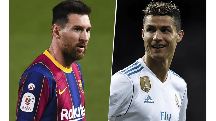Lionel Messi y Cristiano Ronaldo, antiguos protagonistas del Clásico español con el Barcelona y el Real Madrid, respectivamente. (Fotos: Getty Images).