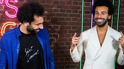 Mohamed Salah conoció a su estatua de cera.