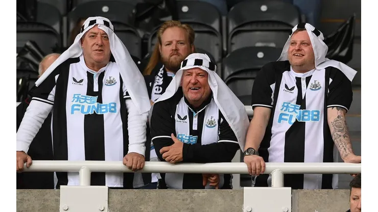 Hinchas de Newcastle.