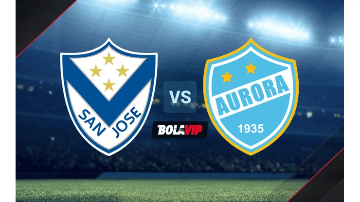 San José vs. Aurora por la Primera División de Bolivia.