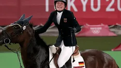 Annika Schleu, amazona del caballo Saint Boy