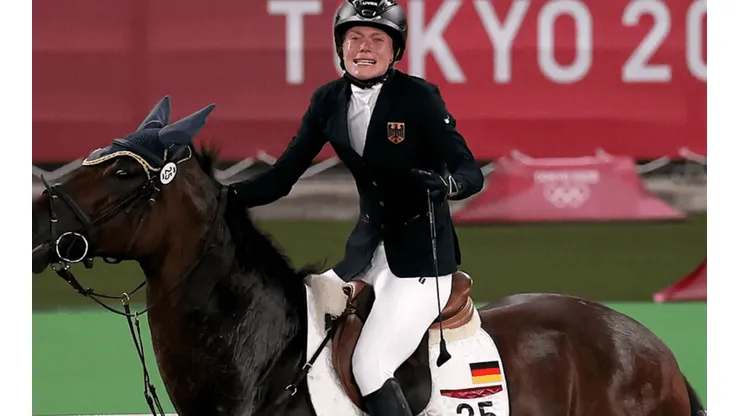 Annika Schleu, amazona del caballo Saint Boy