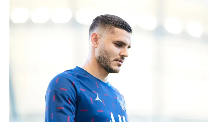 Mauro Icardi en un encuentro con PSG.