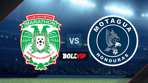 Marathón vs. Motagua por los cuartos de final de la Liga Concacaf.