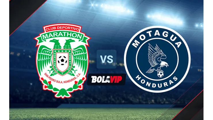 Marathón vs. Motagua por los cuartos de final de la Liga Concacaf.