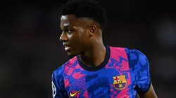 Ansu Fati ya renovó su contrato con Barcelona.