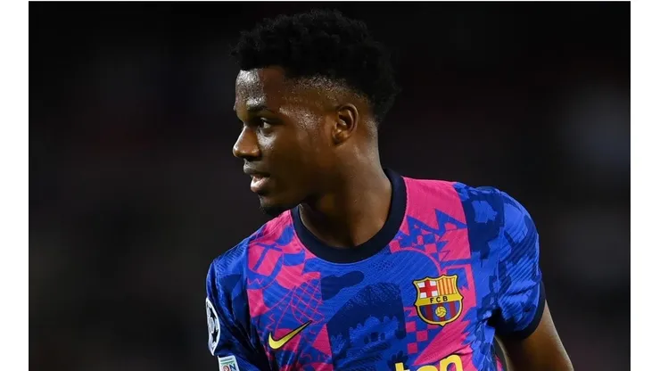 Ansu Fati ya renovó su contrato con Barcelona.