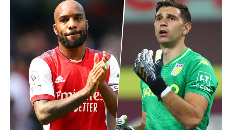 Arsenal y Aston Villa se enfrentan por la Premier League (Fotos: Getty).