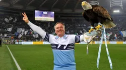 Juan Bernabé, adiestrador del águila de Lazio