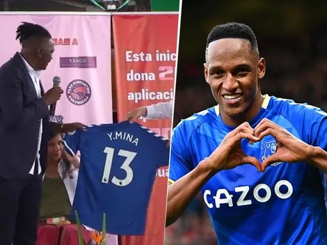 Yerry Mina tiene un corazón gigante: importante donación en su población natal