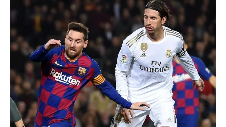 Lionel Messi y Sergio Ramos, jugadores que disputaron muchos clásicos (Foto: Getty Images).