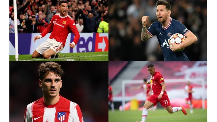 Algunas figuras de la tercera jornada de la Champions League.