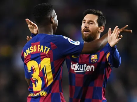 Ansu Fati sobre Messi: "Yo seguiré mi camino"