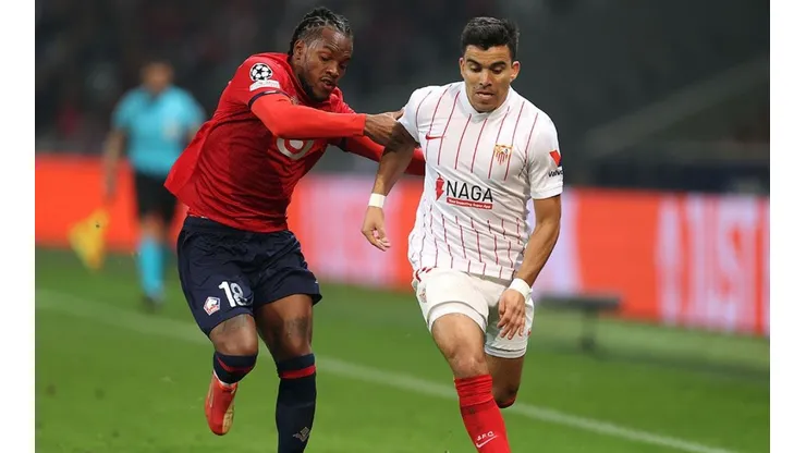 Lille y Sevilla en acción por Champions.