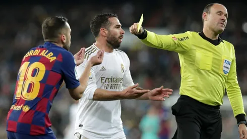 Matheu Laoz, uno de los árbitros más habituales en el Clásico.