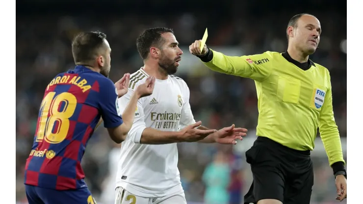 Matheu Laoz, uno de los árbitros más habituales en el Clásico.