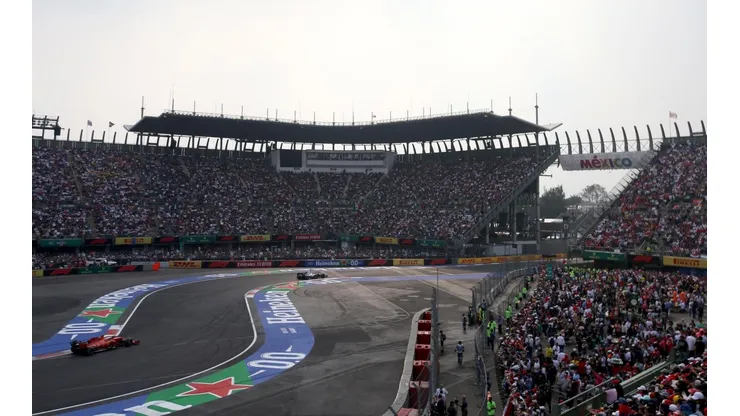 La vista hacia lo que fue una gran convocatoria en 2019 del Gran Premio de México (Foto: Getty Images).