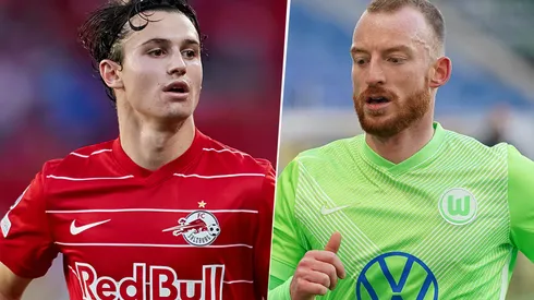 Salzburgo y Wolfsburgo se enfrentan por la Champions League (Fotos: Getty).